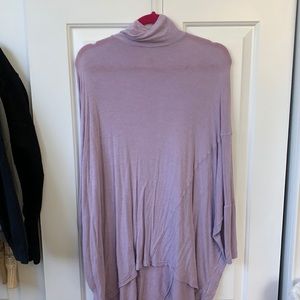 Free people purple long top